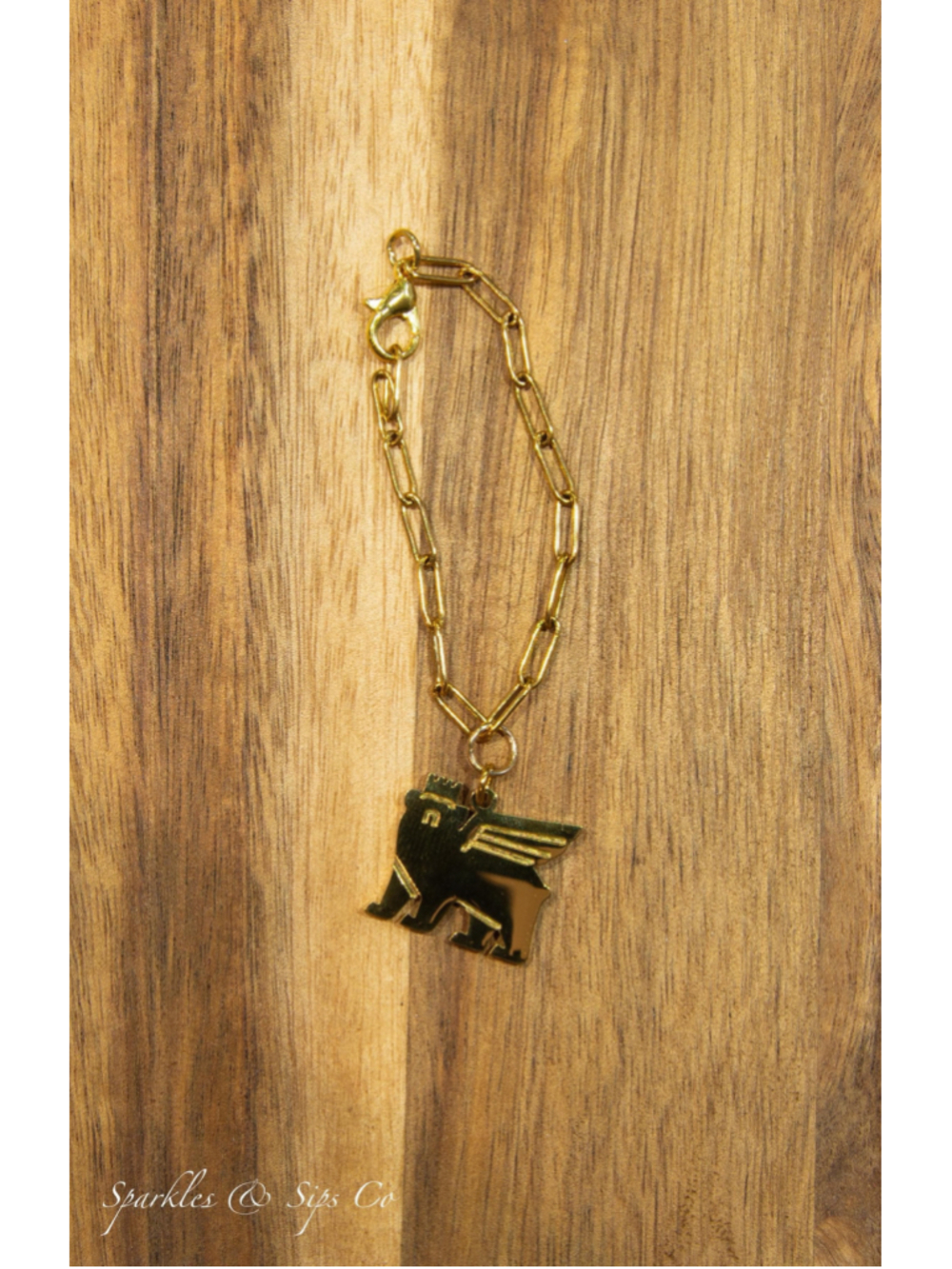Gold Stanley logo cup charm chain - Picture 10 of 10